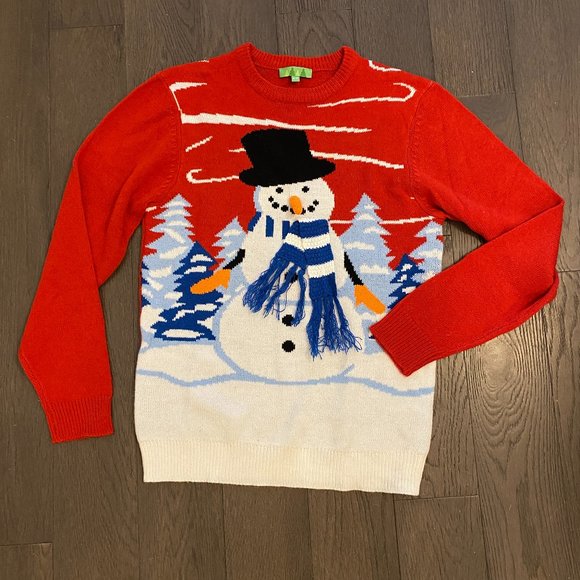 Christmas Sweater (Ugly or maybe not so Ugly!) Snowman 2D Men Small - Picture 2 of 7